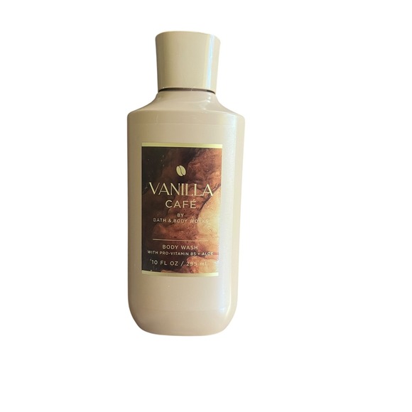 Bath & Body Works Vanilla Cafe Body Wash with Pro-Vitamin B5 & Aloe - 10 fl oz‎ - Picture 2 of 6